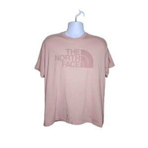 The North Face Short Sleeve Logo Tshirt Womens Size XL Pink